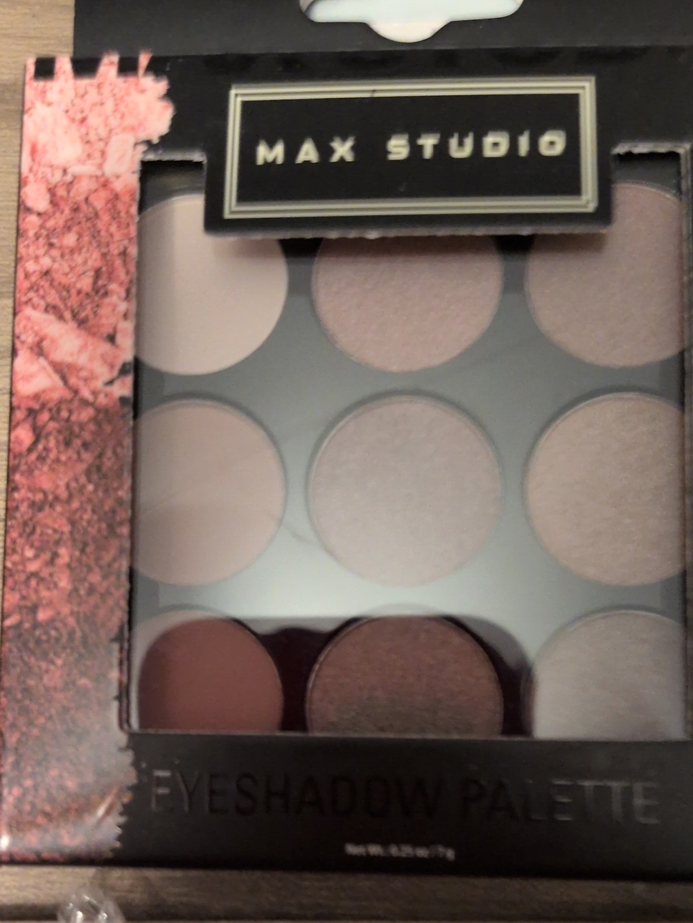 Max Studio Neutral Eyeshadow Palette - Soft Taupe, Warm Brown & Beige Mix